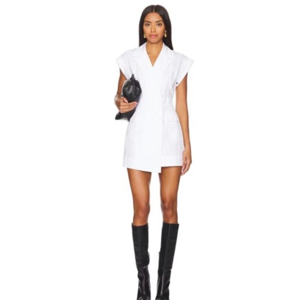 A.L.C. Ryan White Mini Dress Sz. 2 - Picture 5 of 10